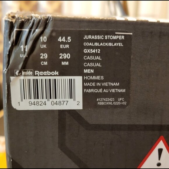 Reebok Alien Stomper Custom Mens Size 11 Black - Picture 12 of 16